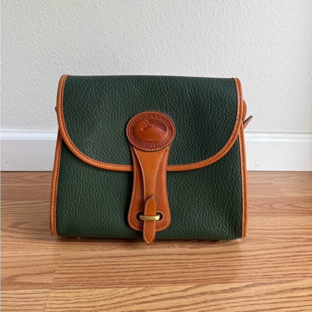 Dooney & Bourke Green and Brown Bag